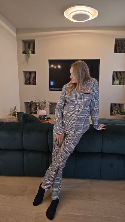 Pigiama Caldo cotone aperto Admas