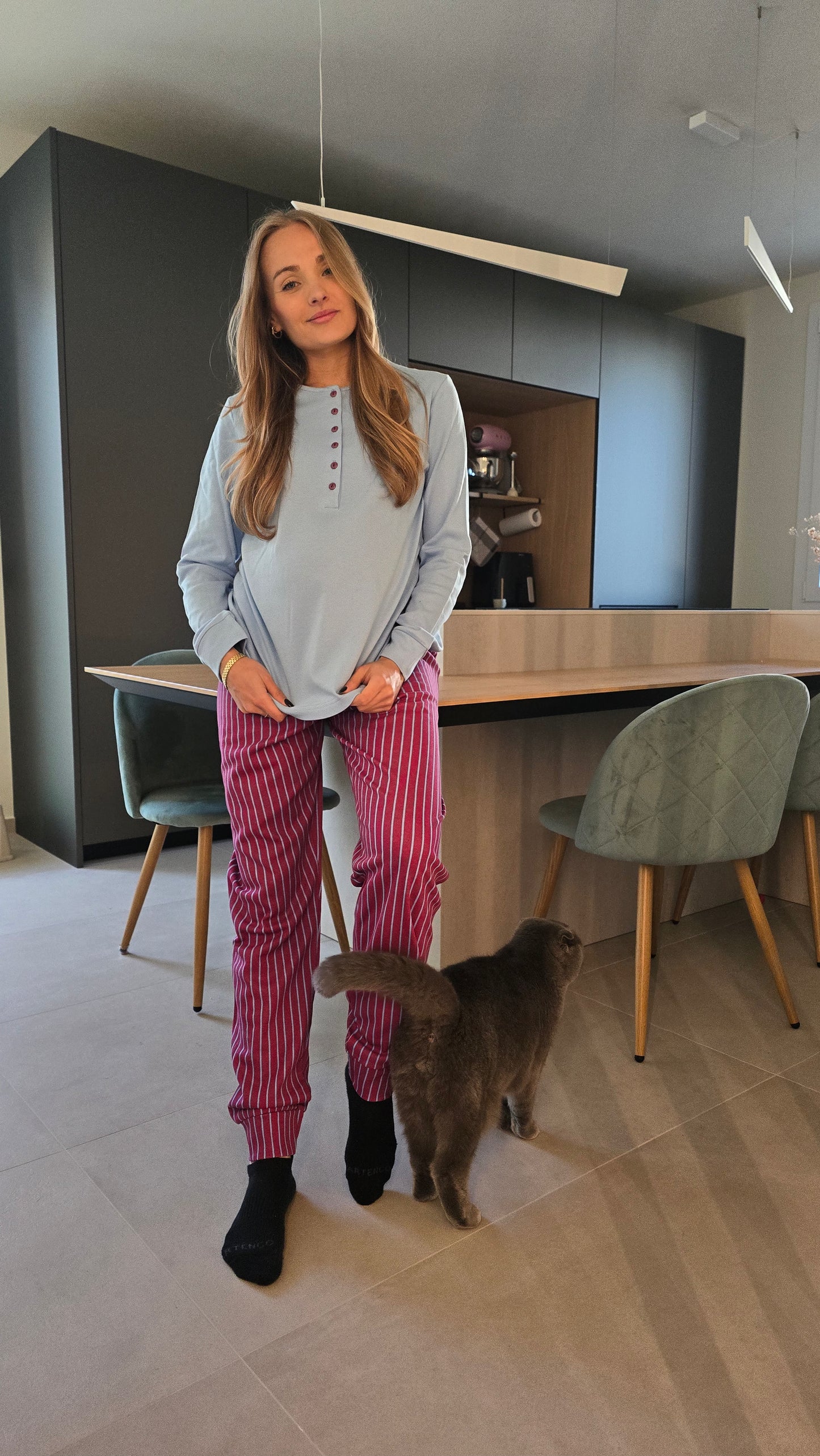 Pigiama caldo cotone Brilliamo