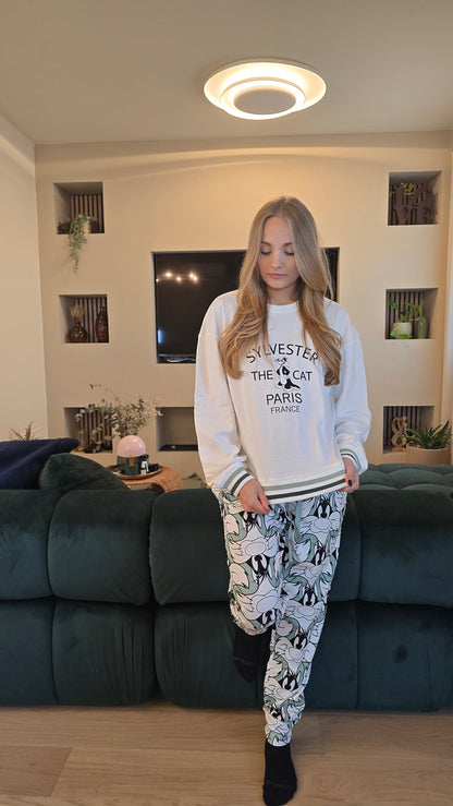 Pigiama caldo cotone Gatto Silvestro Gisela