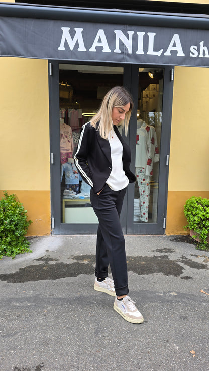 Blazer in neoprene morbido