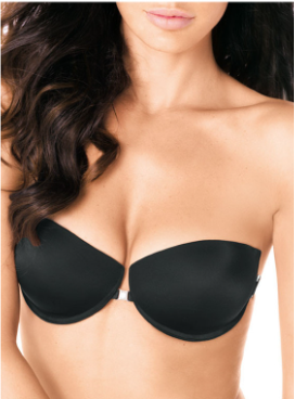 Reggiseno a facia senza silicone con pezzi intercambiabili trasparenti