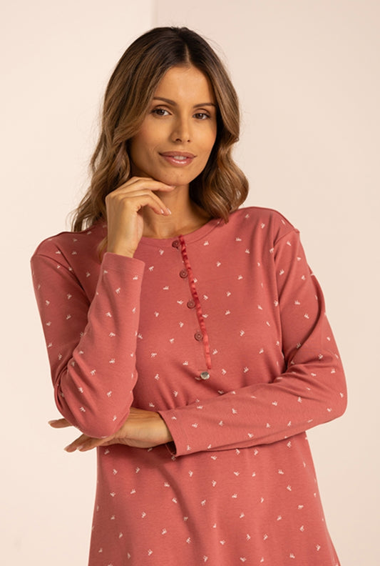 Camicia da notte invernale MaryPlaid