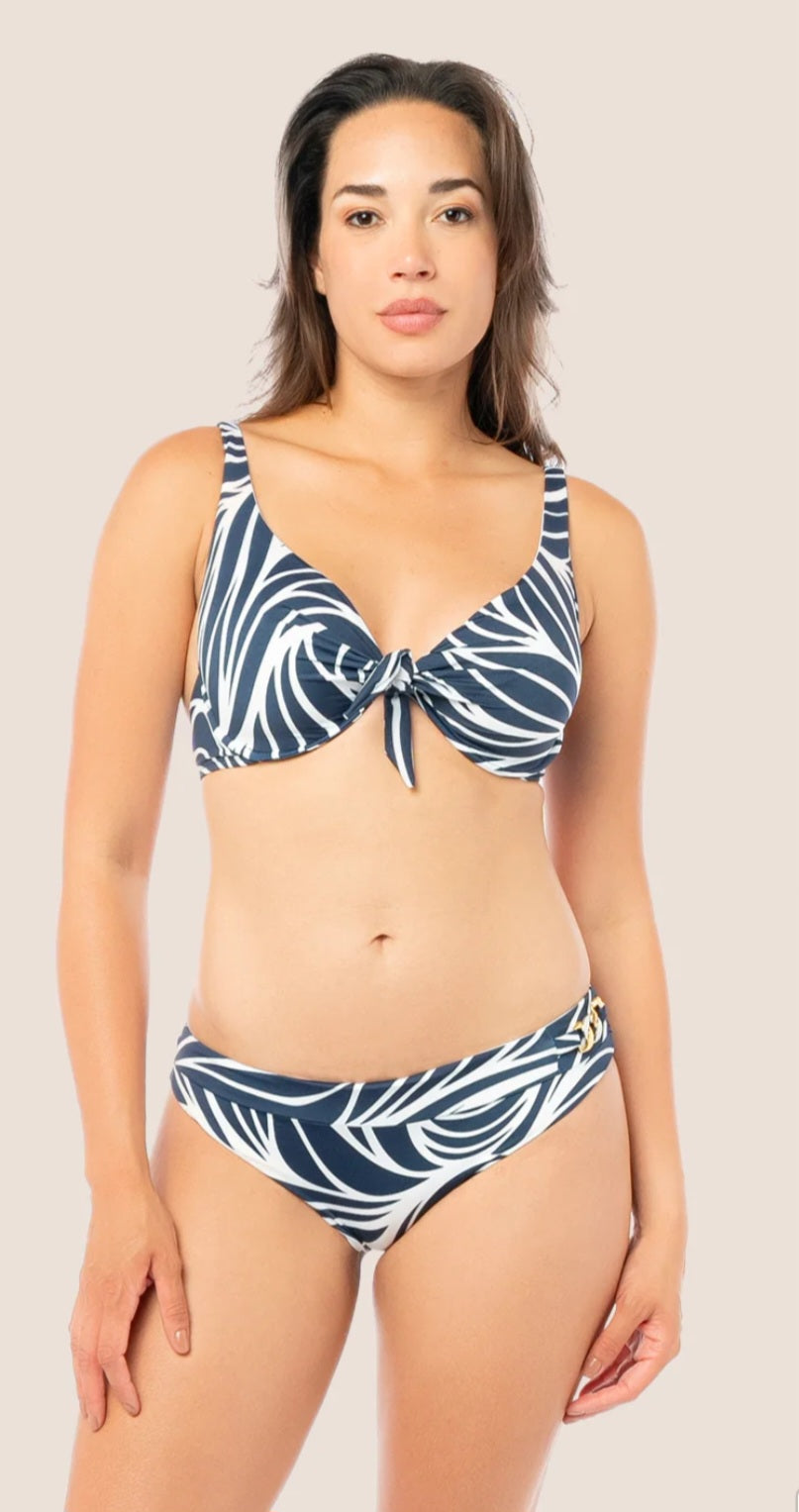 Bikini con ferretto sfoderato Accadueo zebrato