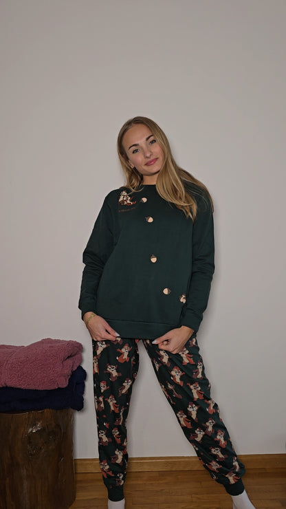 Pigiama invernale donna Disney cip&ciop