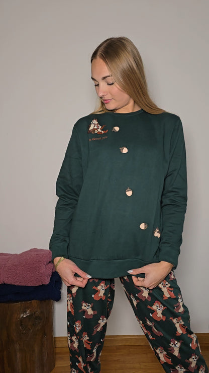 Pigiama invernale donna Disney cip&ciop