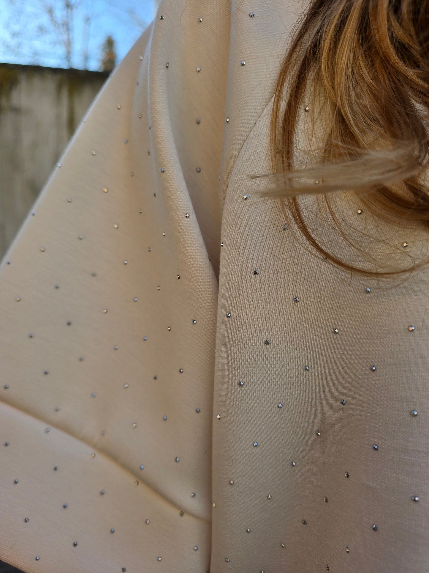 Felpa in viscosa  con brillantini estive