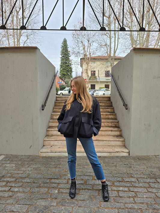 Bomber Oversize trapuntato