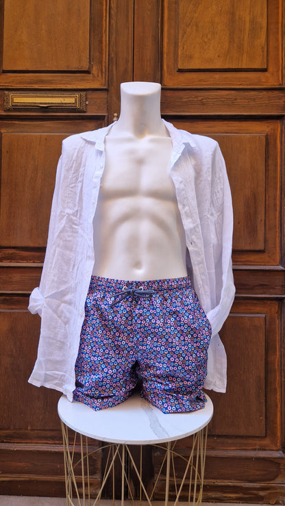 Boxer Mare Uomo N&S base bluette con donats