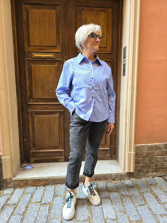 Jeans elasticizzato grigio scuro