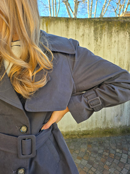 Trench corto Blu