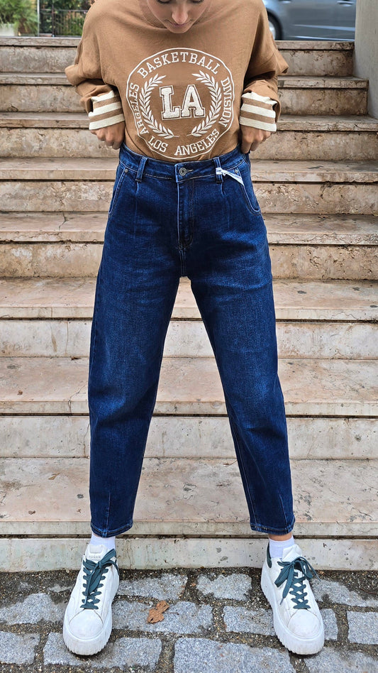Jeans elasticizzato mom fit