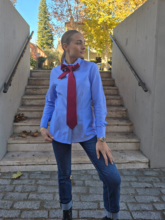 Camicia Oxford con cravatta