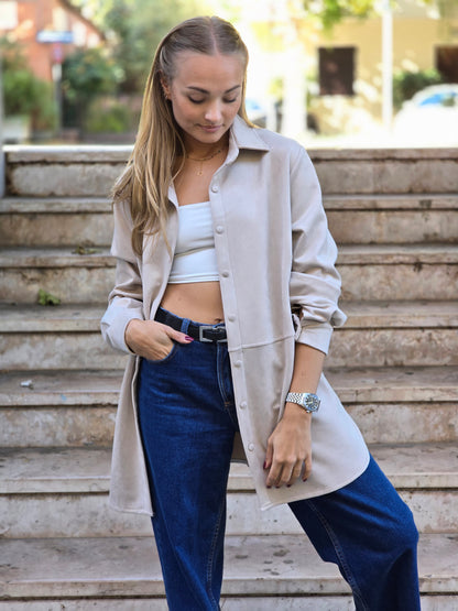 Camicia in dainetto over