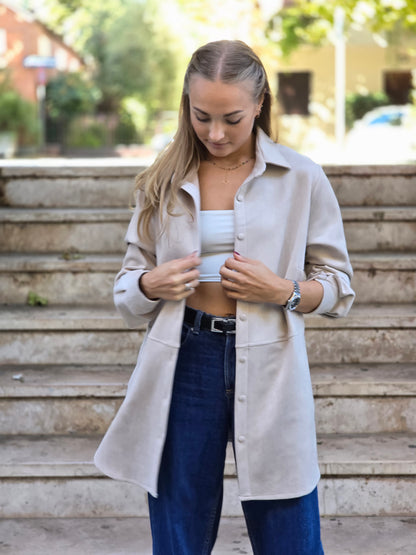 Camicia in dainetto over