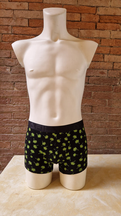 Boxer FILA a fantasia, base nera con palme