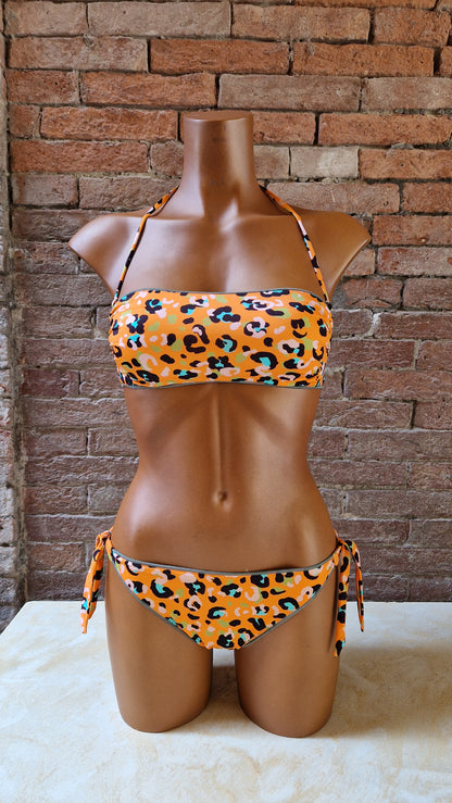 Bikini fascia Leo Tiffany slip lacci