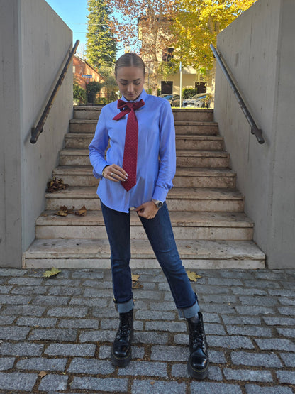 Camicia Oxford con cravatta