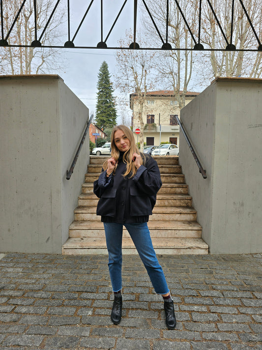 Bomber Oversize trapuntato