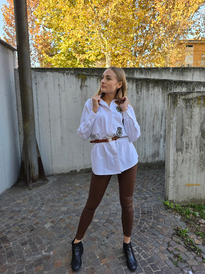 Leggins in ecopelle