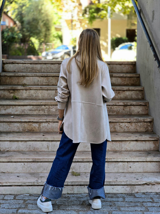 Camicia in dainetto over
