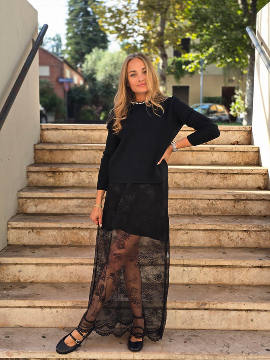 Abito sottoveste in pizzo