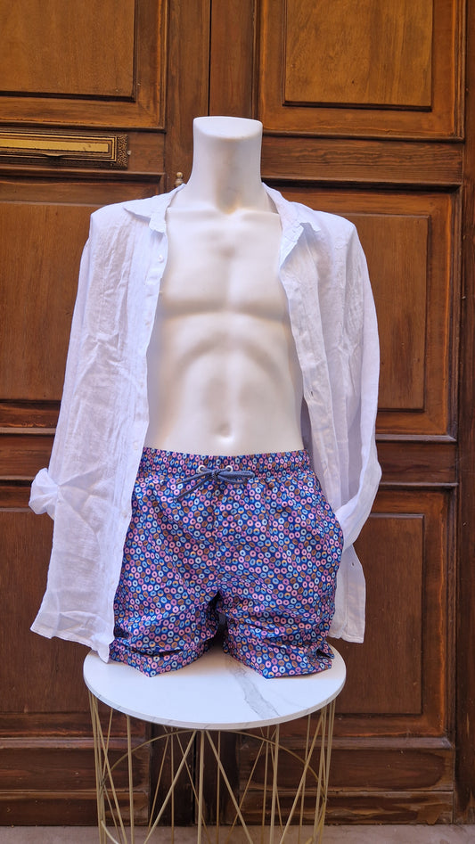 Boxer Mare Uomo N&S base bluette con donats