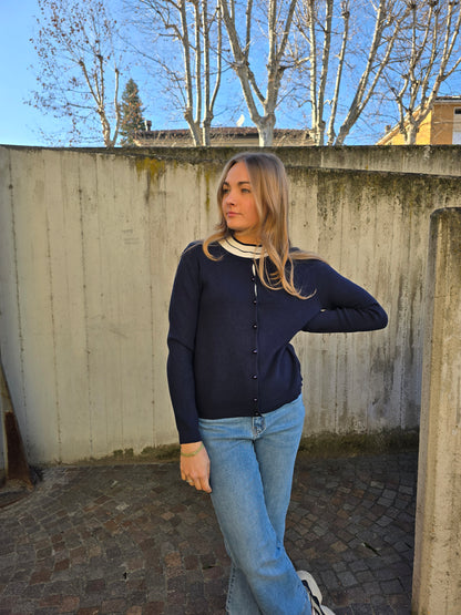 Cardigan in viscosa