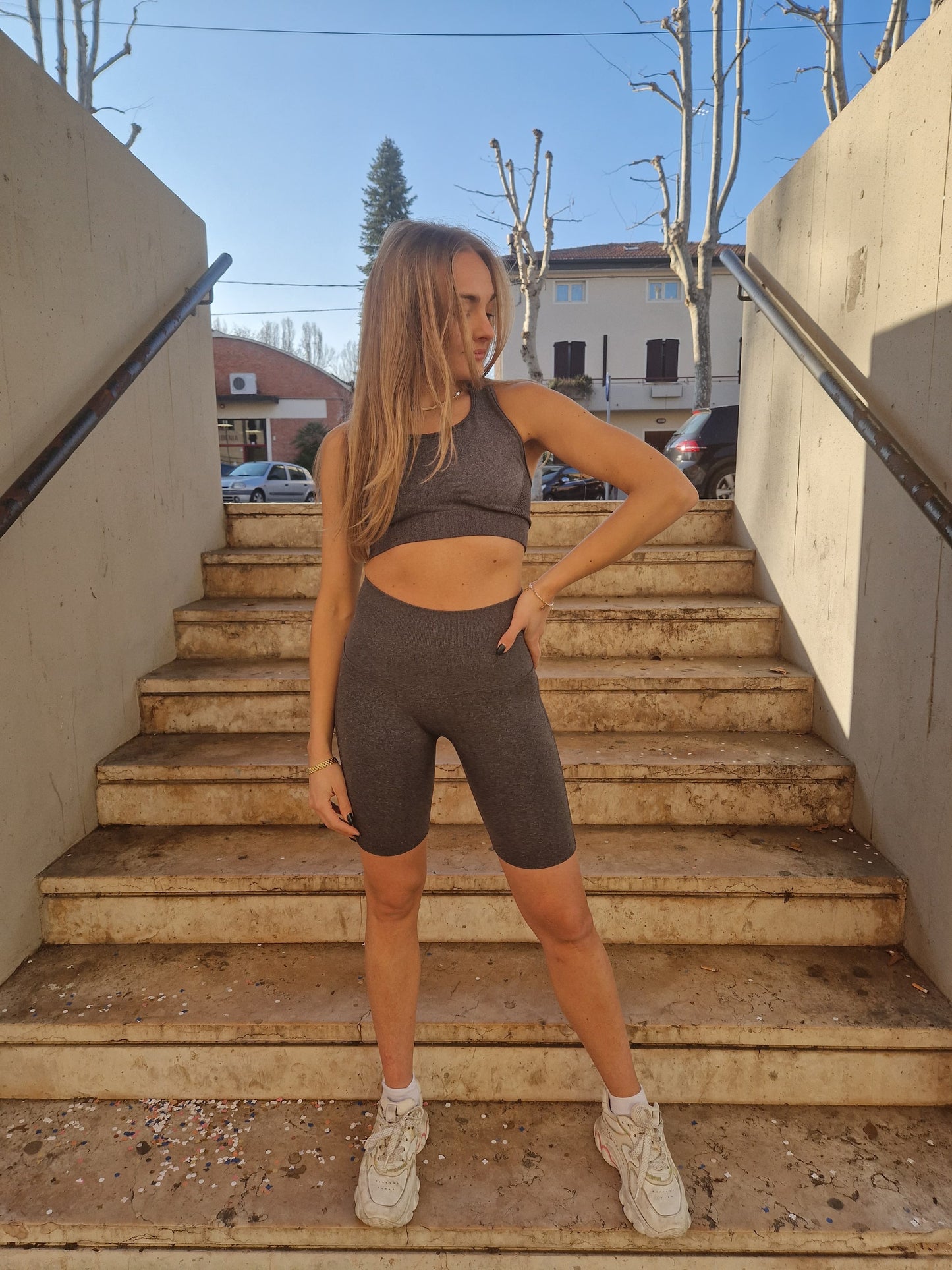 Leggins sportivi ciclista