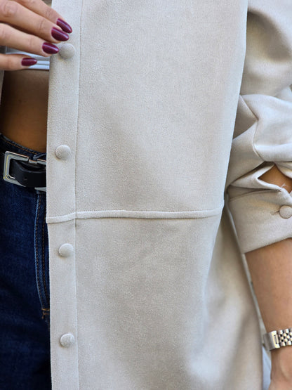 Camicia in dainetto over