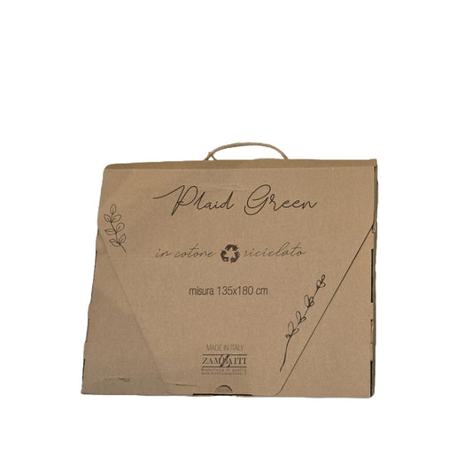 Plaid made in Italy 100% riciclato
