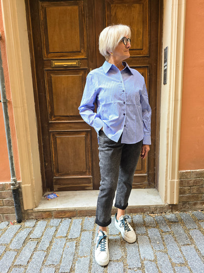 Jeans elasticizzato grigio scuro