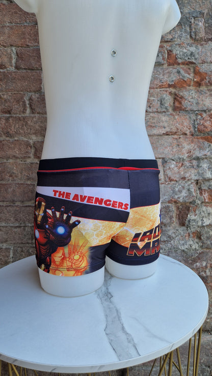 Boxer mare Bambino / Ragazzo ADERENTE avengers