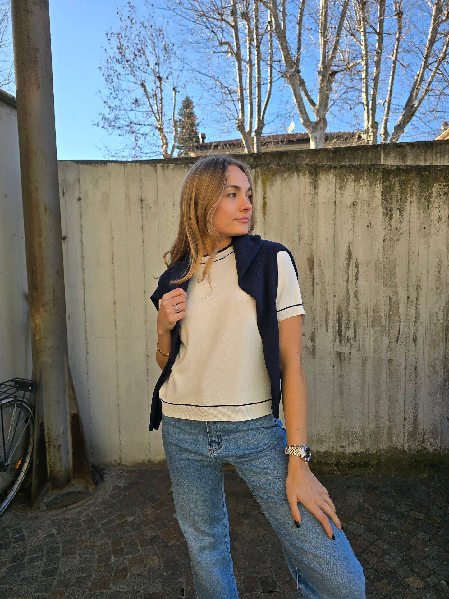 Cardigan in viscosa
